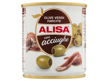 Alisa zelené olivy s ančovičkami 200 g