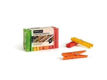 Perfetto piu barevné kolíčky na prádlo 20 ks