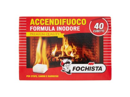 Fochista pevný podpalovač 40 ks