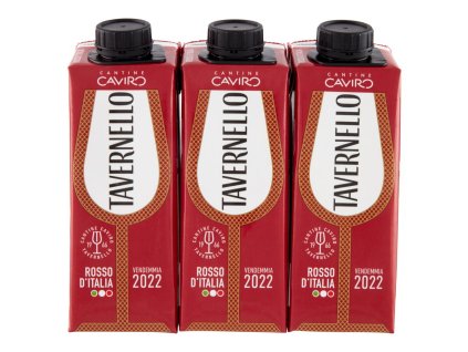 Tavernello Krabice Na Červené Víno 11,5° Červené Víno - 25cl X3