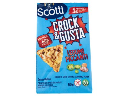 Riso Scotti chrumakvé pikantné strukovinové chlebíčky 60g