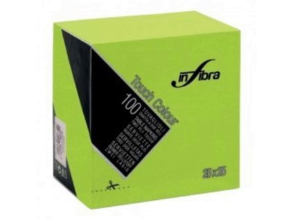 Infibra dvouvrstvé zelené ubrousky 100 ks