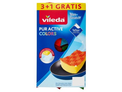 Vileda teflonové houbičky 3+1 ks