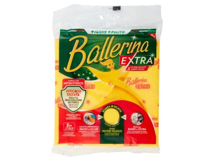 Ballerina hadřík na čištění kuchyně a koupelny 3 ks