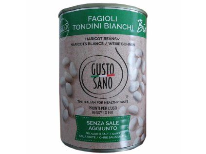 Bio bílé fazole Gusto sano 400 g
