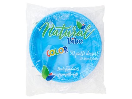 Bibo BIO dezertné tanieriky 20ks modré