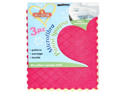 Minerva mikrovláknové utěrky 3 ks