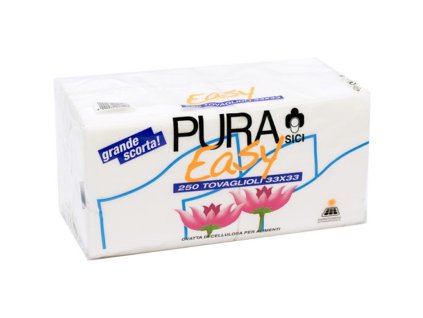 Pura Obrúsok 33X33 - 1 Vrstva - 250 Ks -