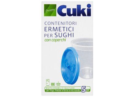 Cuki plastová nádoba s víkem, 5 ks