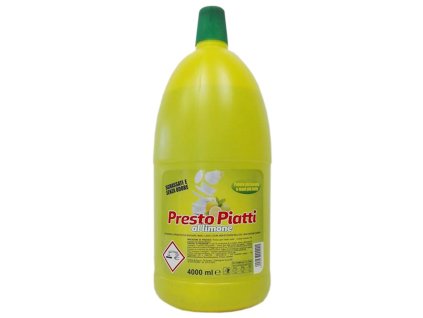 Bio Presto Citrónový Prostriedok Na Umývanie Riadu - 4lt