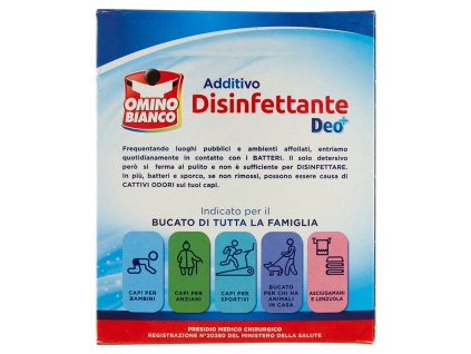 Omino Bianco dezinfekčný prások na pranie 450g