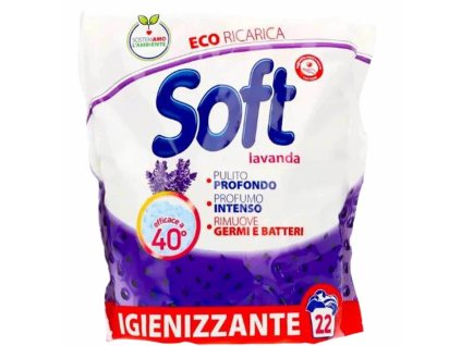 Jemný prací prášek s vůní levandule na 22 praní