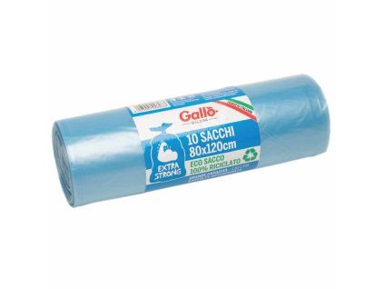 Odpadkové pytle modré extra silné 10 ks (80×120)
