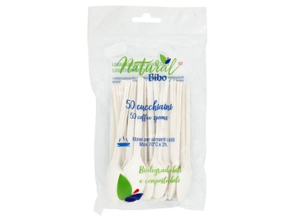 Bibo lyžičky do kávy rozložiteľné 50ks