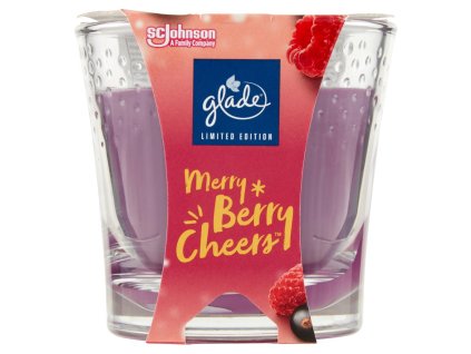 Glade sviečka vianočné červené ovocie 129g