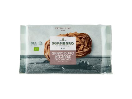 Sgambaro Fettucine celozrnné BIO 250g