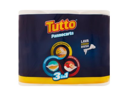 Tutto papierové rolky 3 ks