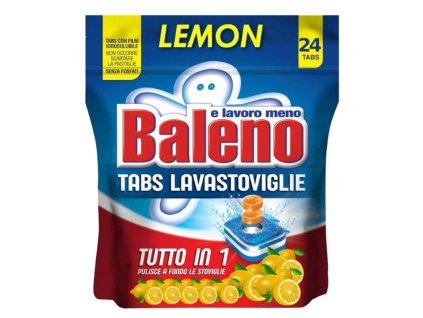 Baleno lemon tabletky do umývačky 24 tabliet