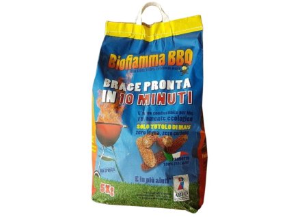 Bio fiamma bbq kukuřičné klasy pro rozdělání ohně 5 kg