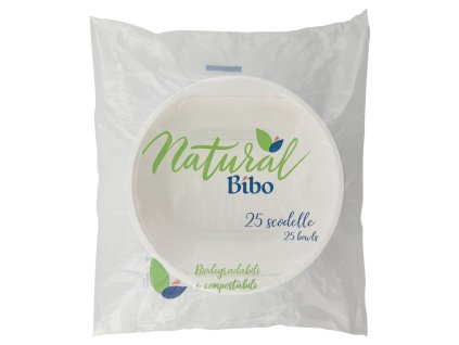 Kompostovatelné misky Bibo, 500 ml, 25 ks