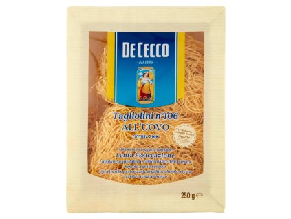 De Cecco Tagliolini °106 vaječné cestoviny 250g