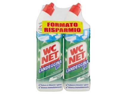Wc net gel s bělidlem 2x800 ml