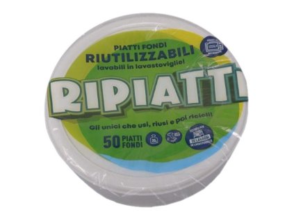Jednorázové talíře Ripiatti, 50 ks