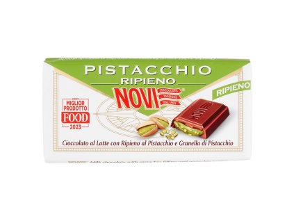 Novi mliečna čokoláda s pistáciami 105g