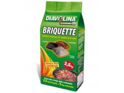 Diavolina dřevěné uhlí 2,5 kg