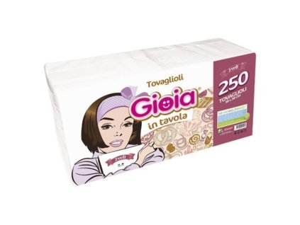Gioia dvouvrstvé ubrousky 250 ks
