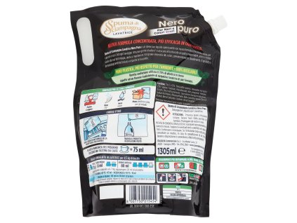 Spuma di Sciampagna Tekutý prací prostriedok na čiernu a tmavú bielizeň náhradná náplň 29 PD, 1305ml