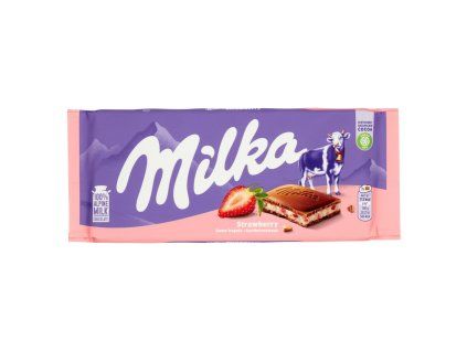 Čokoláda Milka jahoda a jogurt 100 g