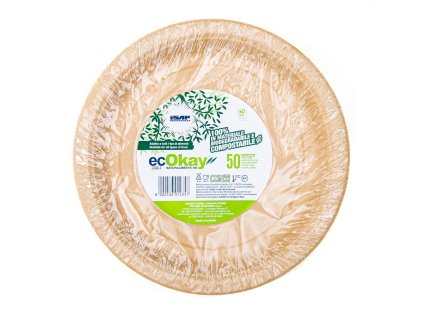 Nice Easy hnedé jednorázové tanieriky 50ks