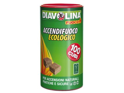 Podpalovače Diavolina přírodní 100 ks