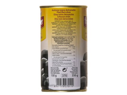 Fruyper Čierne Olivy Bez Kôstok - 350gr