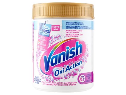 Vanish Prášok na odstránenie škvŕn na bielu bielizeň 500g