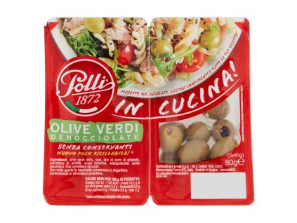Polli zelené olivy 2 x 40 g