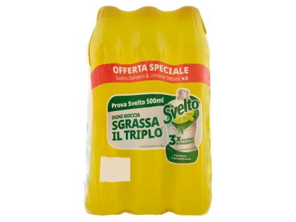 Svelto čistiaci prostriedok na riad lemon 3x 980 ml