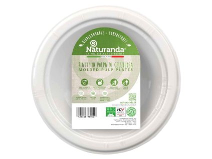 Bílé misky Naturanda 600 ml 50 ks