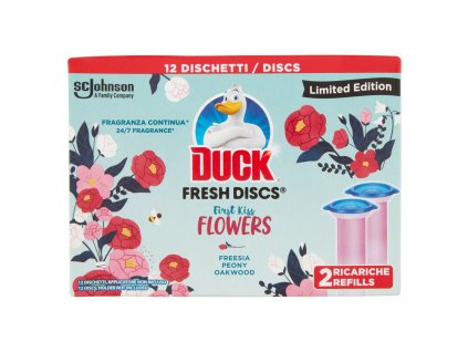Duck disk do wc kvetinová vôňa 2ks
