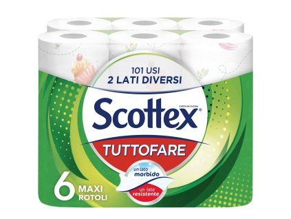 Scottex papierové rolky 6 ks