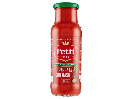 Rajčatový protlak Petti s bazalkou 500 g
