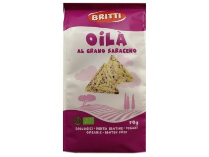 Britti bio pohánkové mini chlebíky 70g