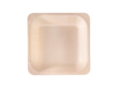Jednorázové čtvercové talíře Signor Bio 14 x 14 cm, 50 ks
