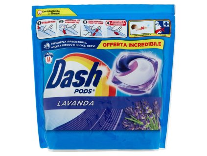 Dash Gel kapsle na bílé a barevné prádlo 64 kapslí, 1248 g