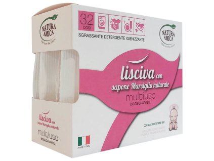 Natura Amica přírodní marseillské mýdlo 4 x 100 g