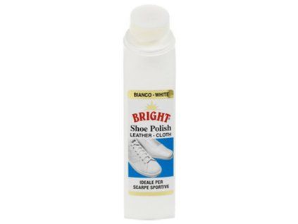Bright houbička na leštění obuvi, bílá
