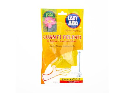 Flísové rukavice s latexom small 1ks