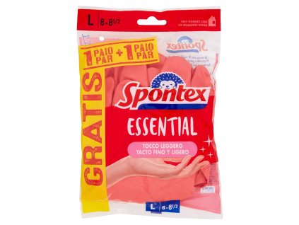 Spontex ochranné rukavice L 2+2ks