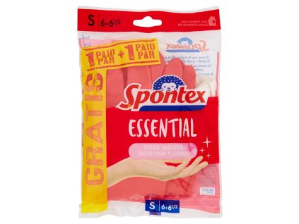 Spontex ochranné rukavice S 2+2ks